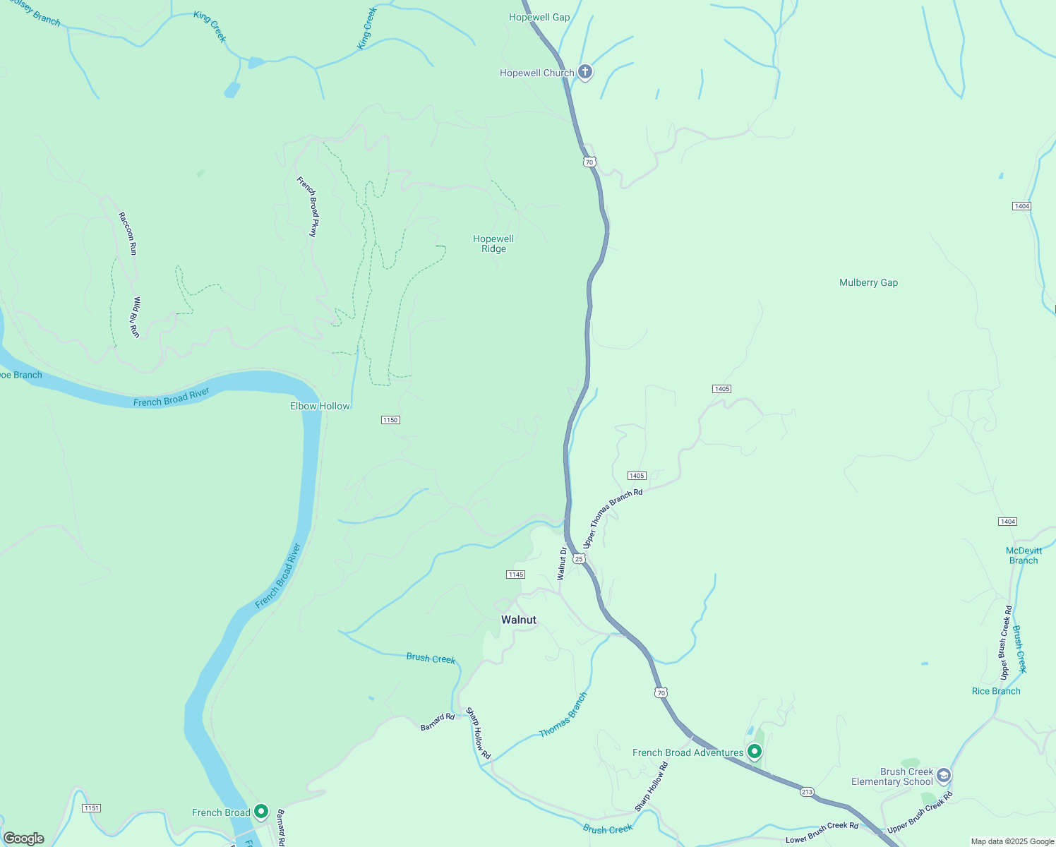 map of restaurants, bars, coffee shops, grocery stores, and more near 466 Higgins Ln in Marshall