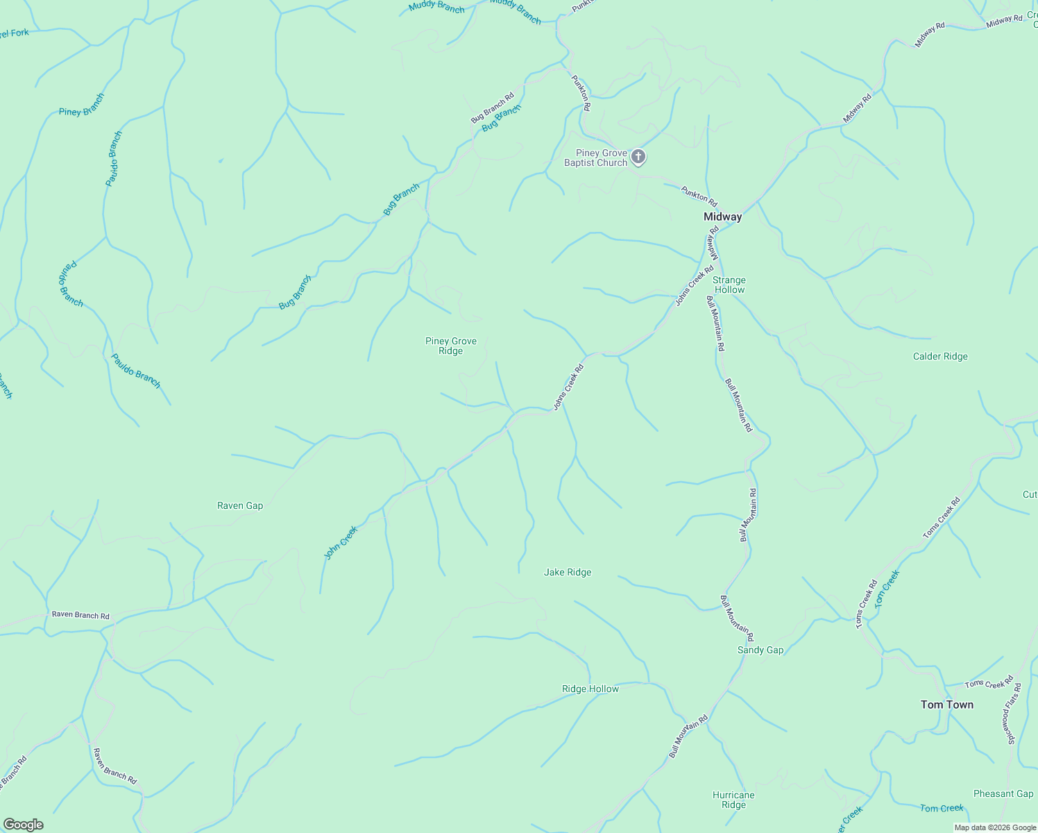 map of restaurants, bars, coffee shops, grocery stores, and more near 798 Johns Creek Rd in Cocke