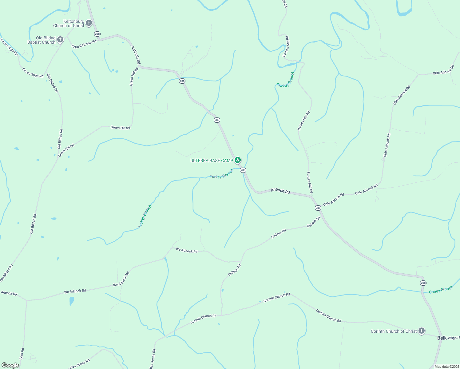 map of restaurants, bars, coffee shops, grocery stores, and more near 7500 Antioch Road in Smithville
