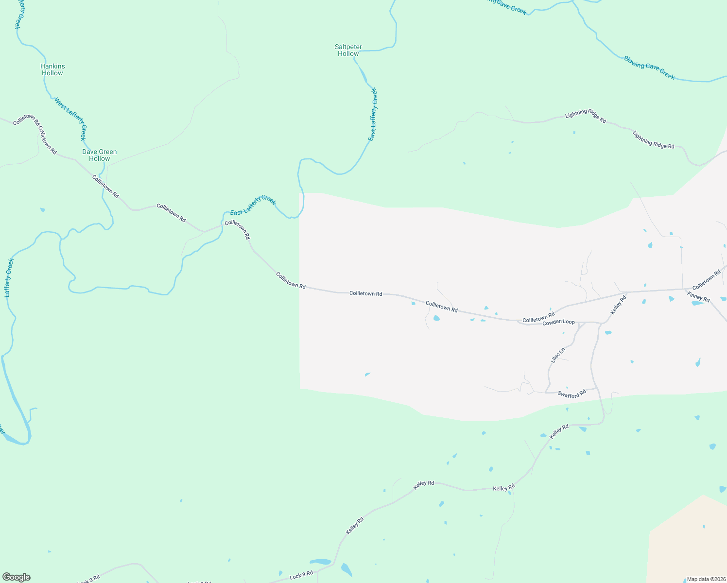 map of restaurants, bars, coffee shops, grocery stores, and more near 1480 Collietown Road in Batesville