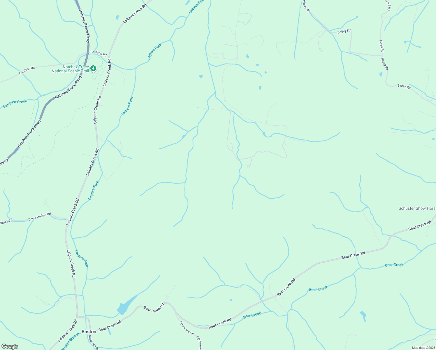 map of restaurants, bars, coffee shops, grocery stores, and more near 3411 Sweeney Hollow Road in Franklin