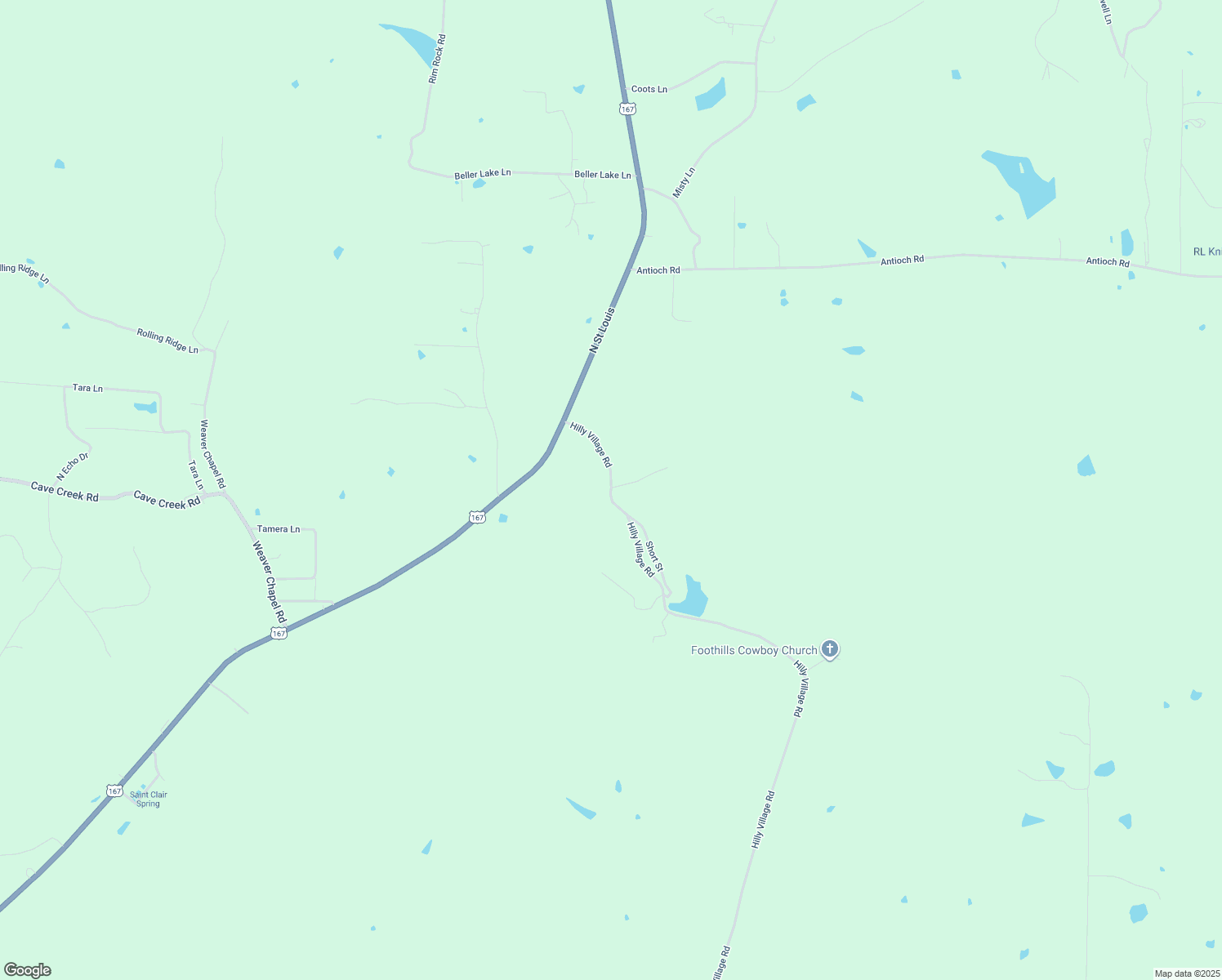 map of restaurants, bars, coffee shops, grocery stores, and more near 85 Hilly Village Road in Batesville
