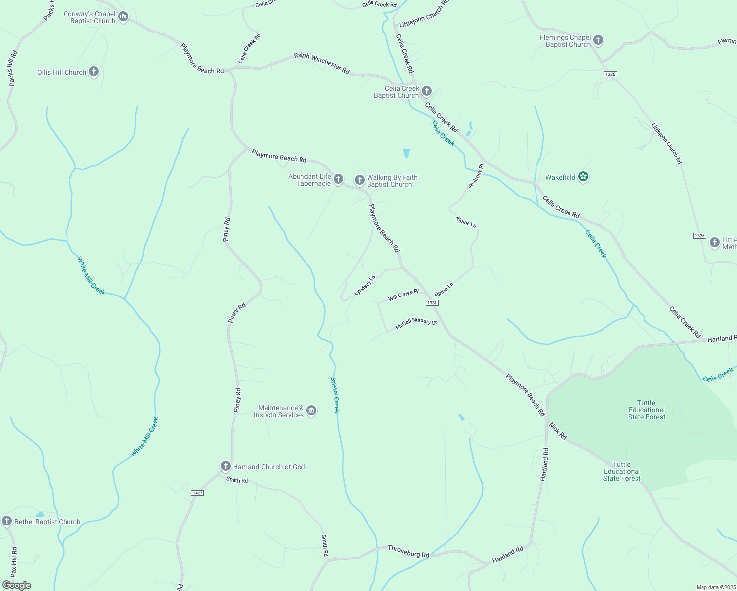 map of restaurants, bars, coffee shops, grocery stores, and more near 2859 Will Clark Place in Morganton