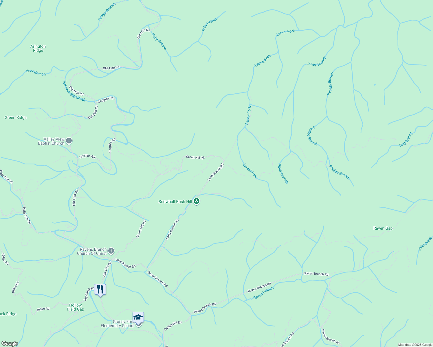 map of restaurants, bars, coffee shops, grocery stores, and more near 2435 Long Branch Road in Del Rio