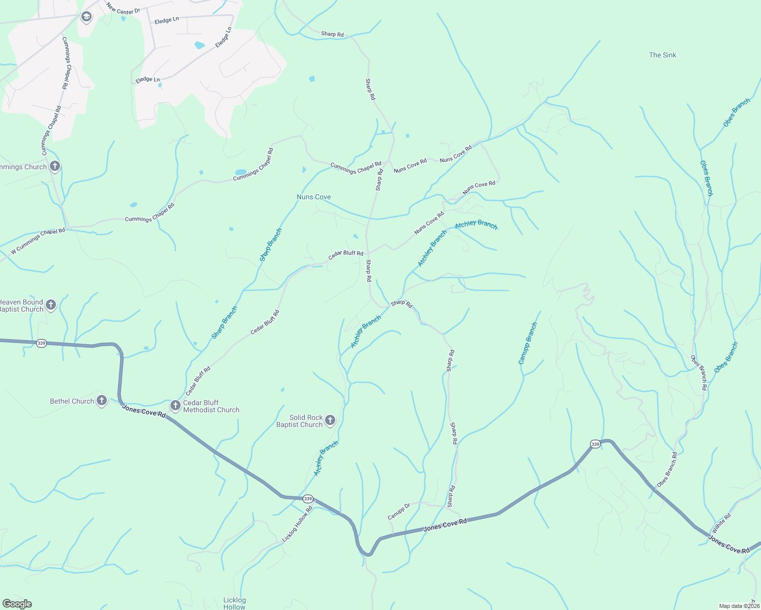 map of restaurants, bars, coffee shops, grocery stores, and more near 854 Sharp Road in Sevierville