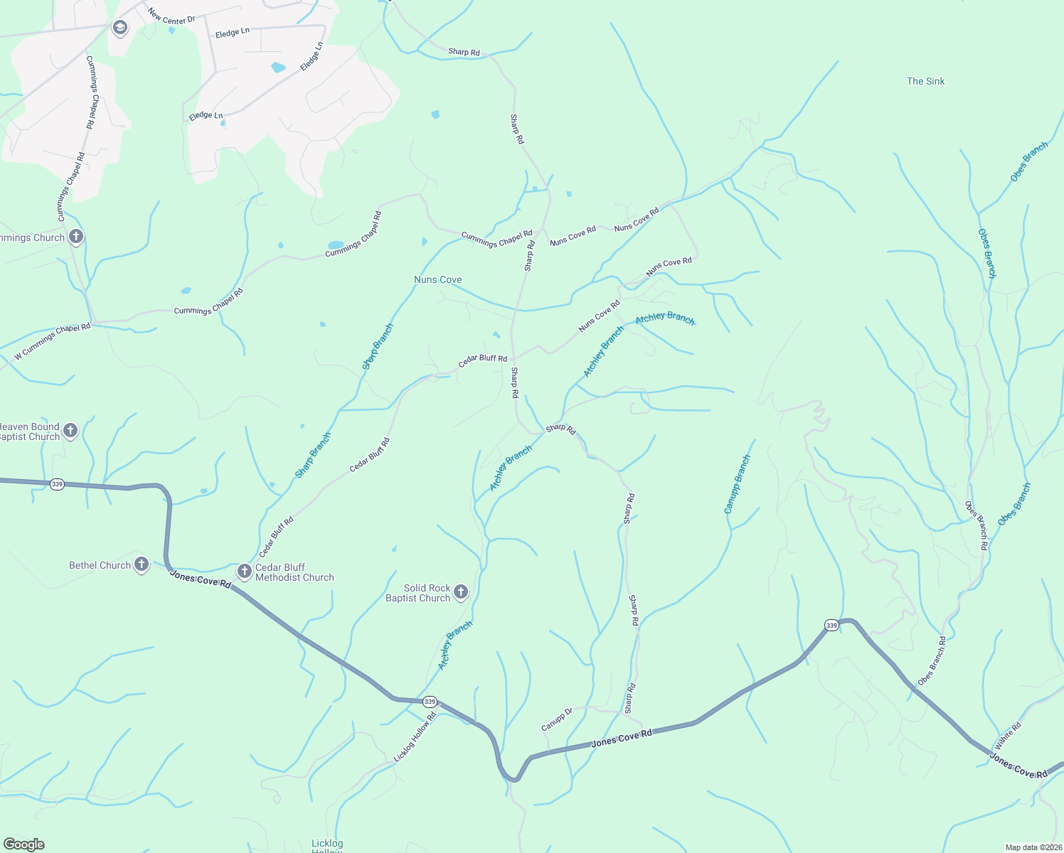 map of restaurants, bars, coffee shops, grocery stores, and more near 854 Sharp Road in Sevierville