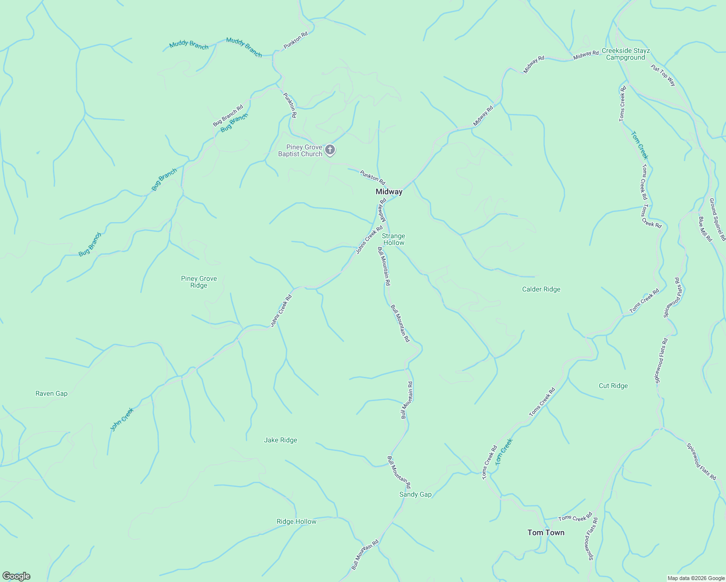 map of restaurants, bars, coffee shops, grocery stores, and more near in Midway