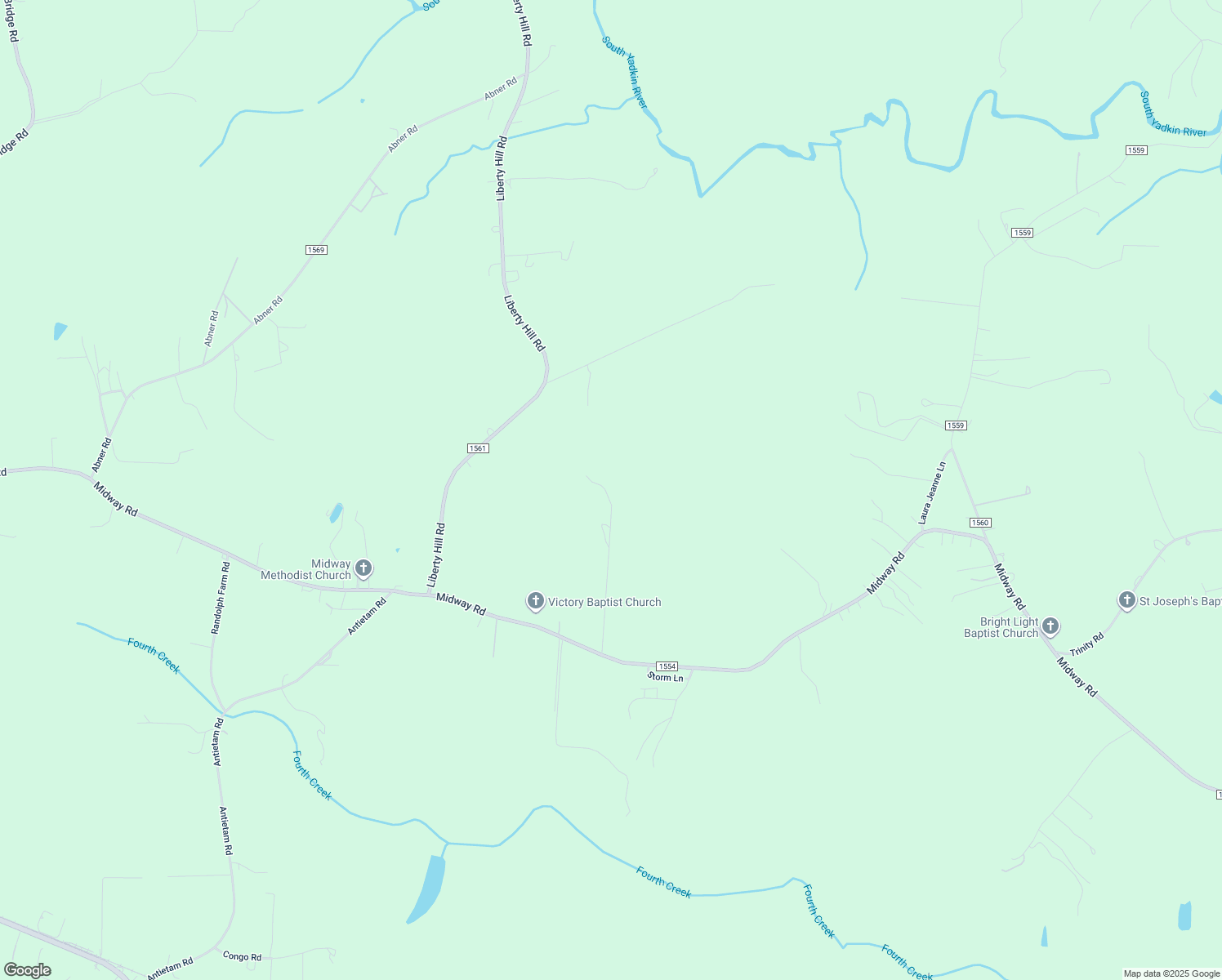 map of restaurants, bars, coffee shops, grocery stores, and more near Bauer Drive in Statesville