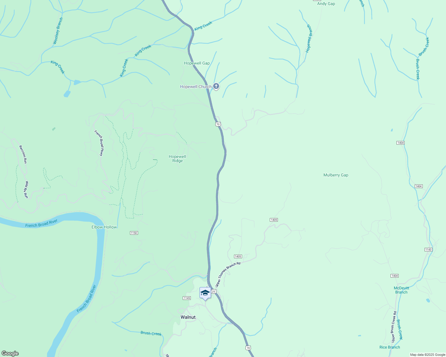 map of restaurants, bars, coffee shops, grocery stores, and more near 11720 U.S. 25 in Marshall