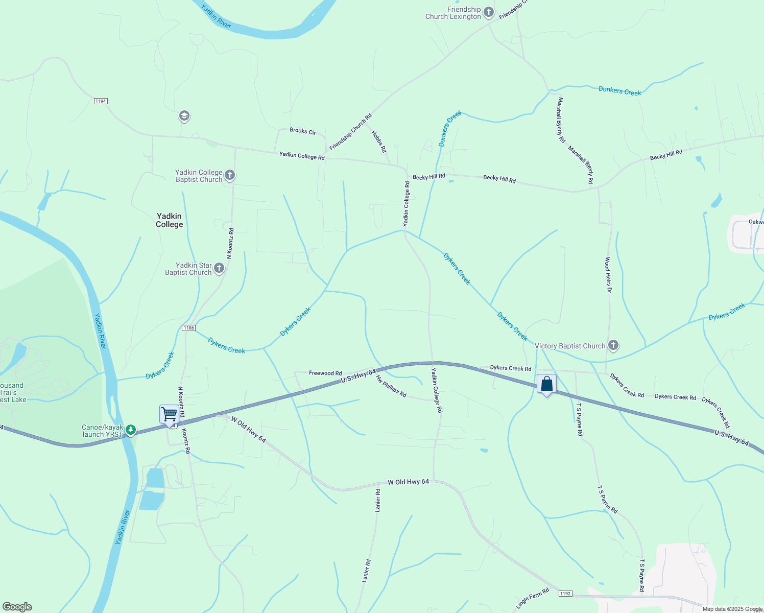 map of restaurants, bars, coffee shops, grocery stores, and more near 324 Tom Wood Road in Lexington