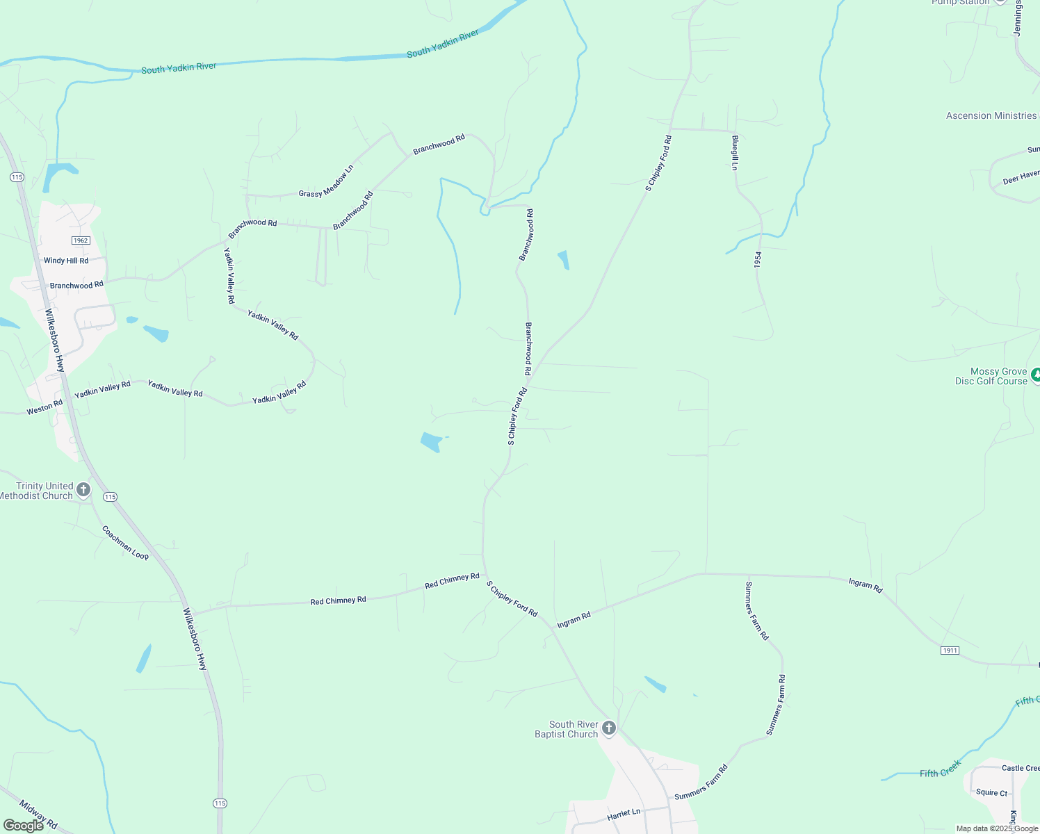 map of restaurants, bars, coffee shops, grocery stores, and more near 2992 S Chipley Ford Rd in Statesville