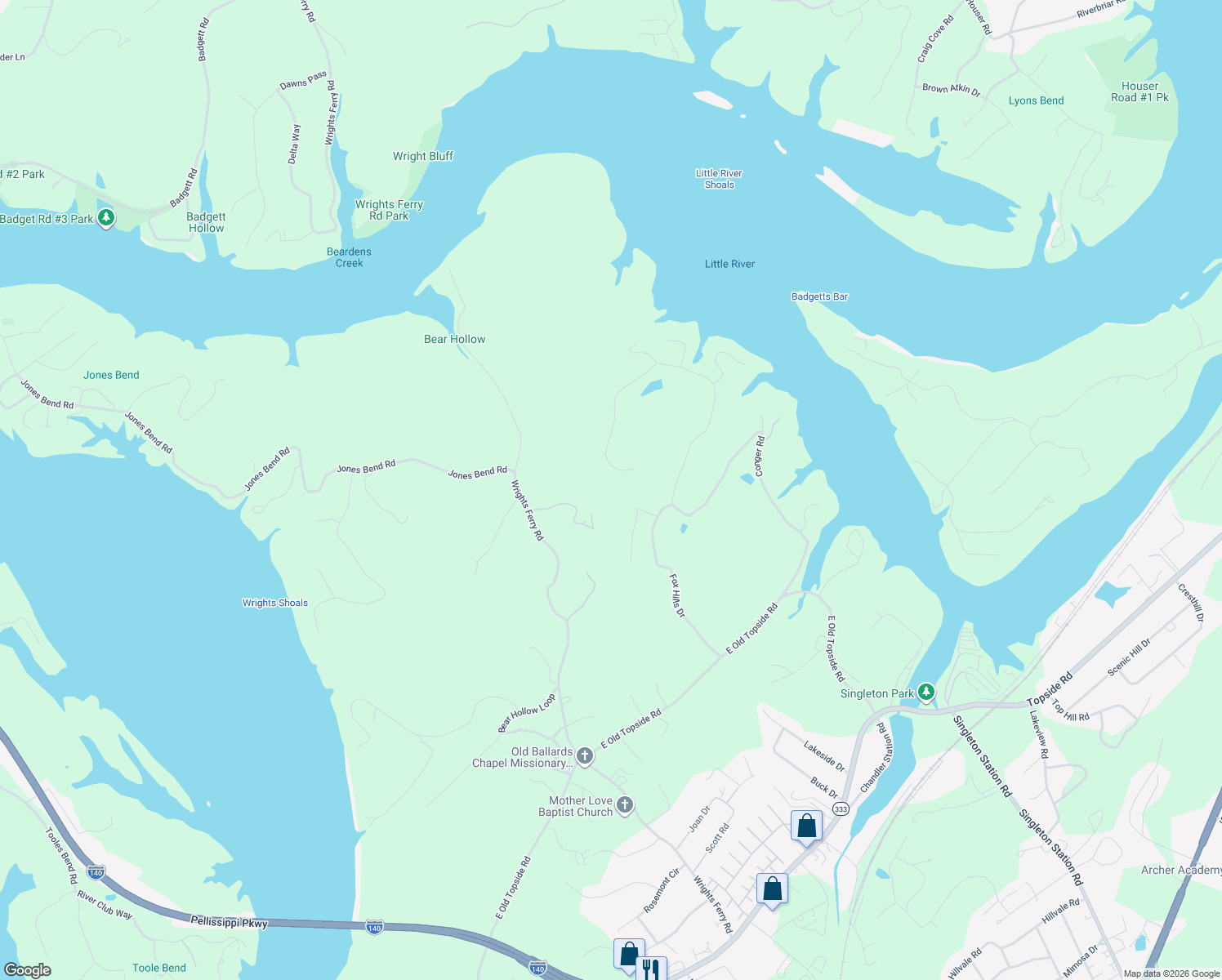 map of restaurants, bars, coffee shops, grocery stores, and more near 123 Fox Chase Way in Louisville