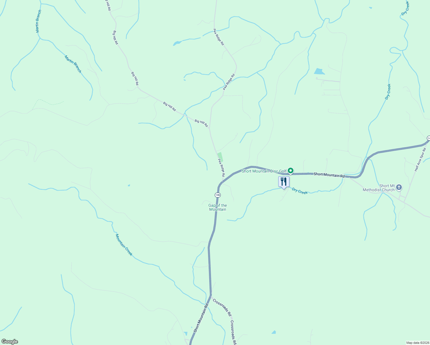 map of restaurants, bars, coffee shops, grocery stores, and more near 57 Pea Ridge Road in Woodbury