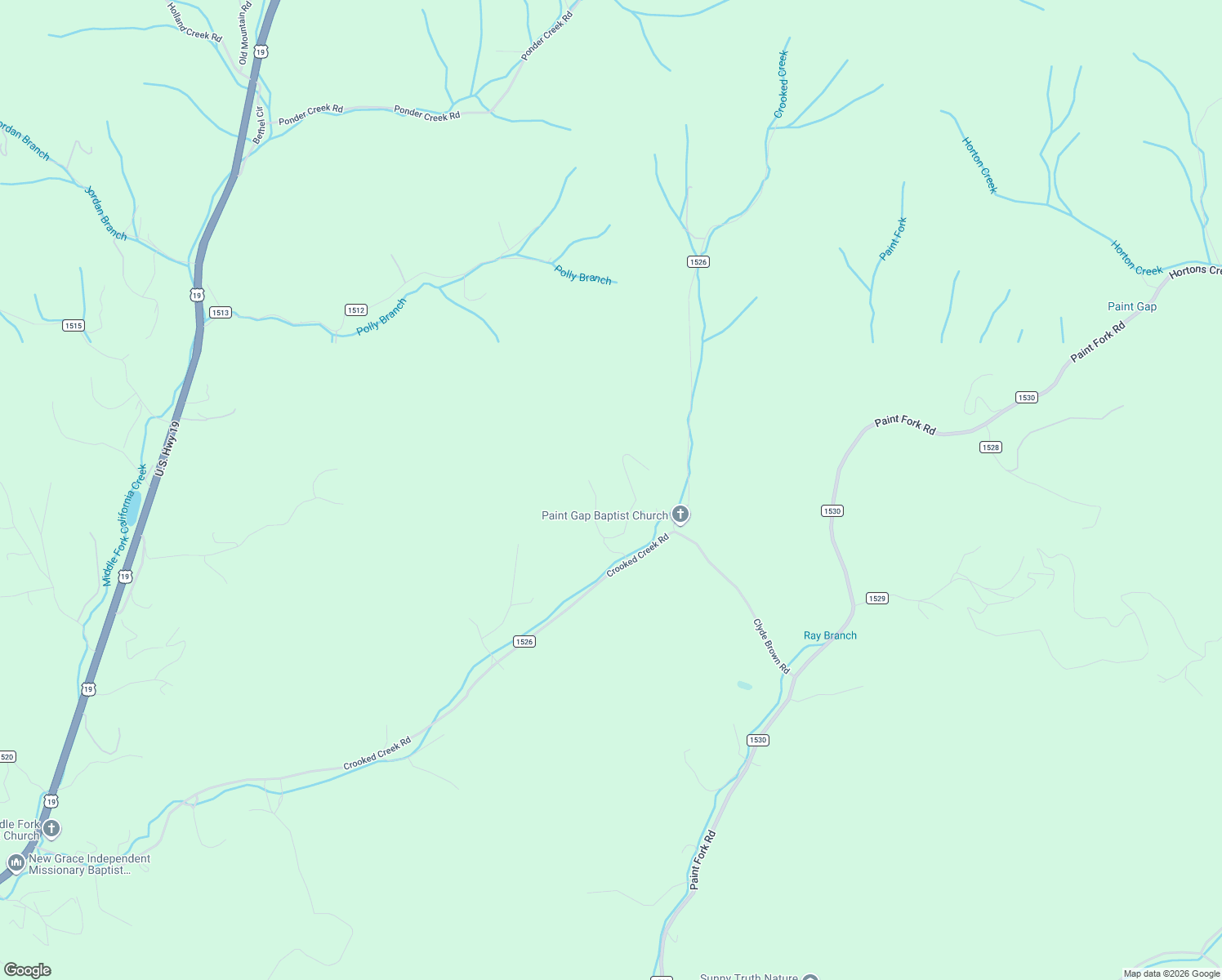 map of restaurants, bars, coffee shops, grocery stores, and more near 30 Sandys Home Place in Mars Hill