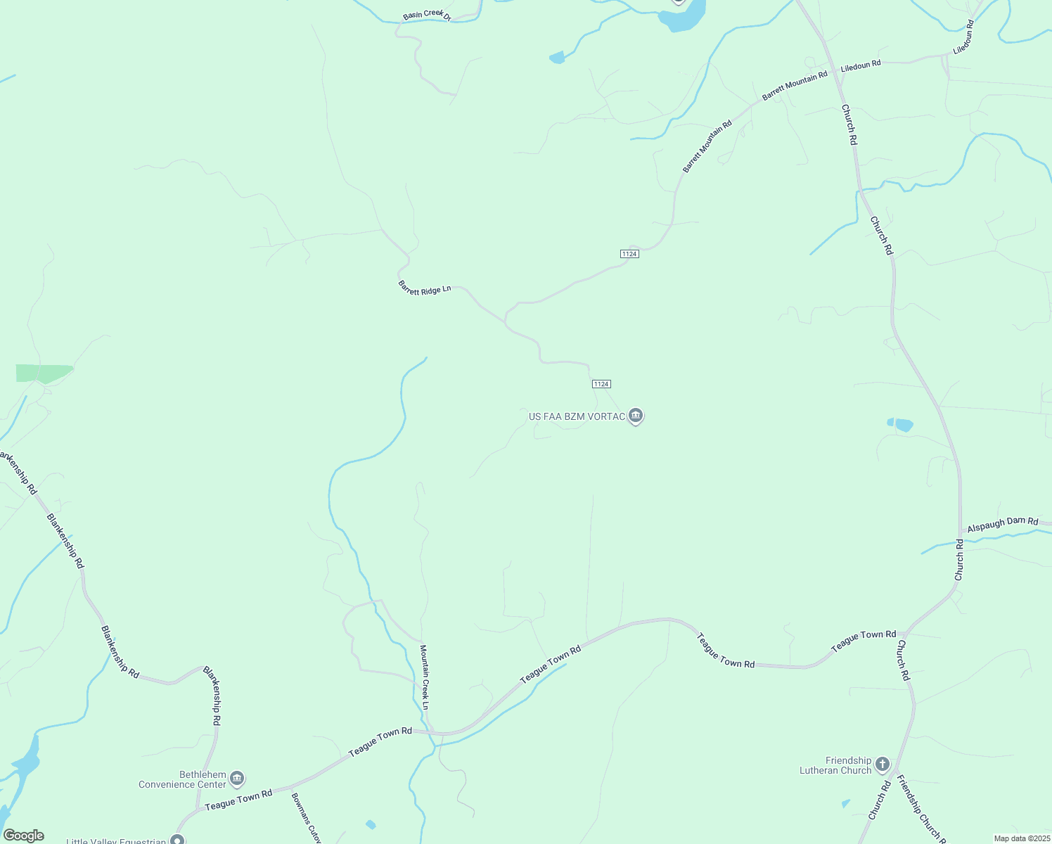 map of restaurants, bars, coffee shops, grocery stores, and more near Harrelson Ridge Road in Alexander County
