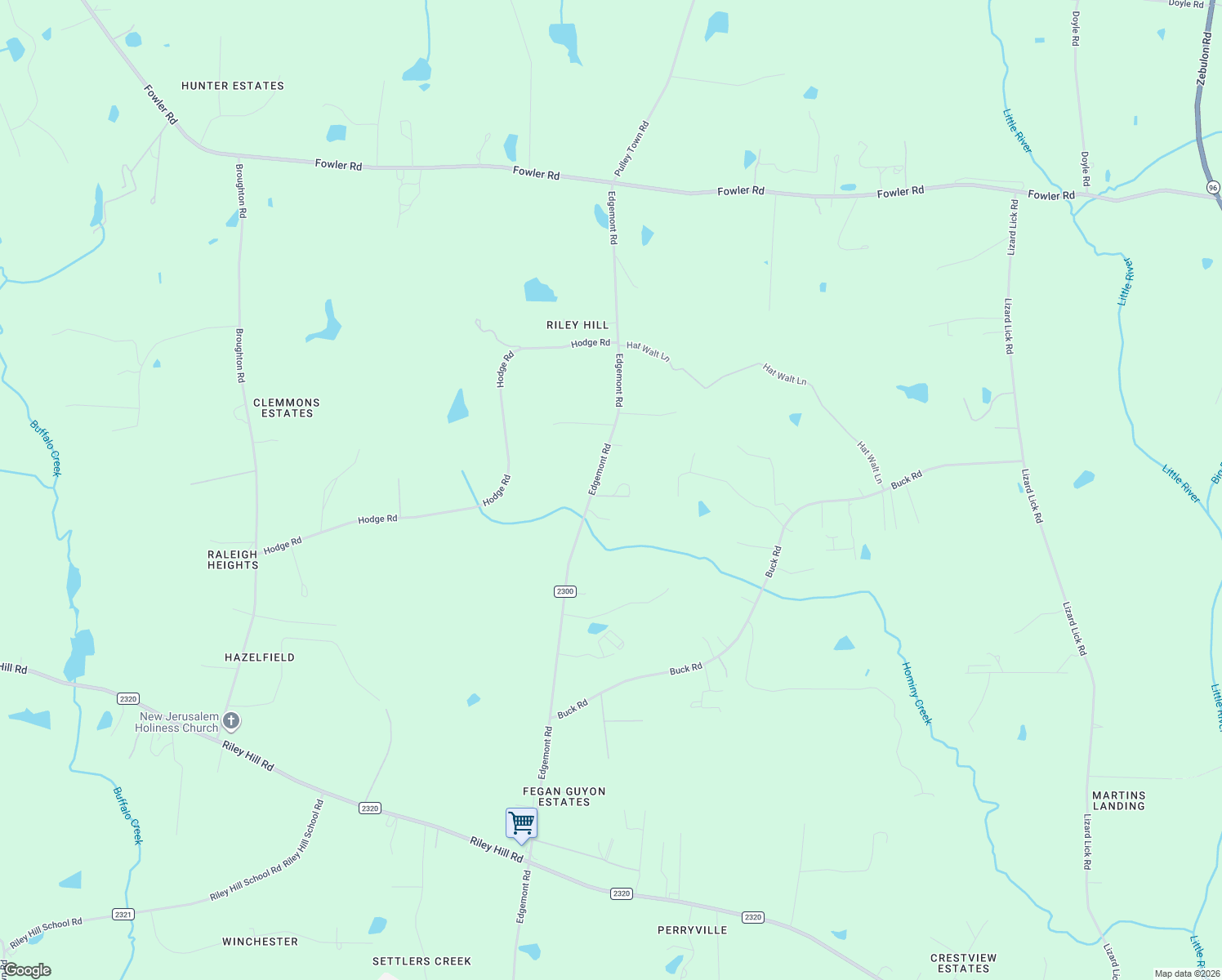 map of restaurants, bars, coffee shops, grocery stores, and more near 3724 Edgemont Road in Wendell