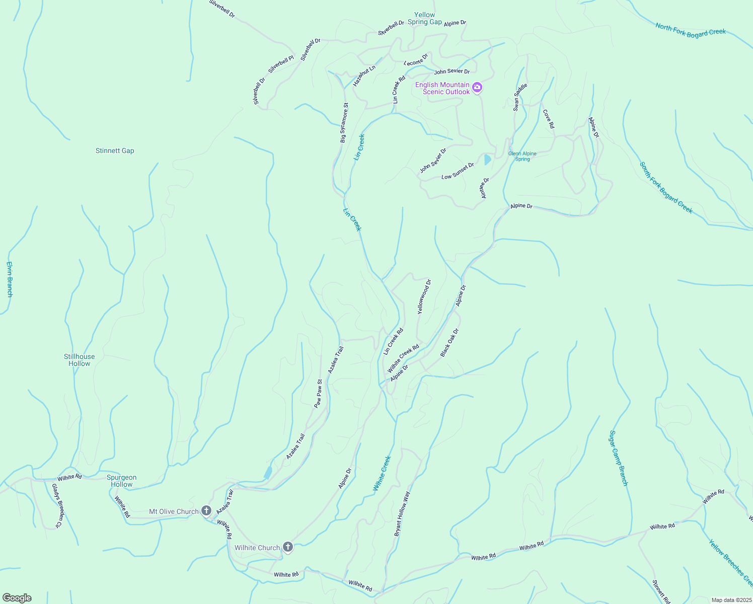 map of restaurants, bars, coffee shops, grocery stores, and more near 1344 Sourwood Honey Drive in Sevierville