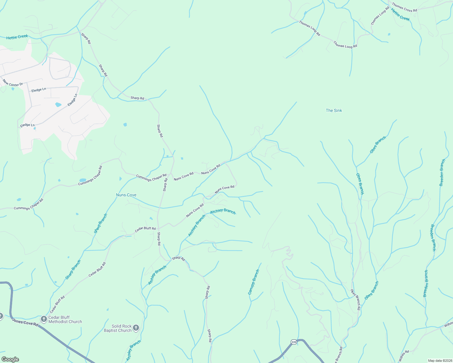 map of restaurants, bars, coffee shops, grocery stores, and more near 3222 Nuns Cove Road in Sevierville