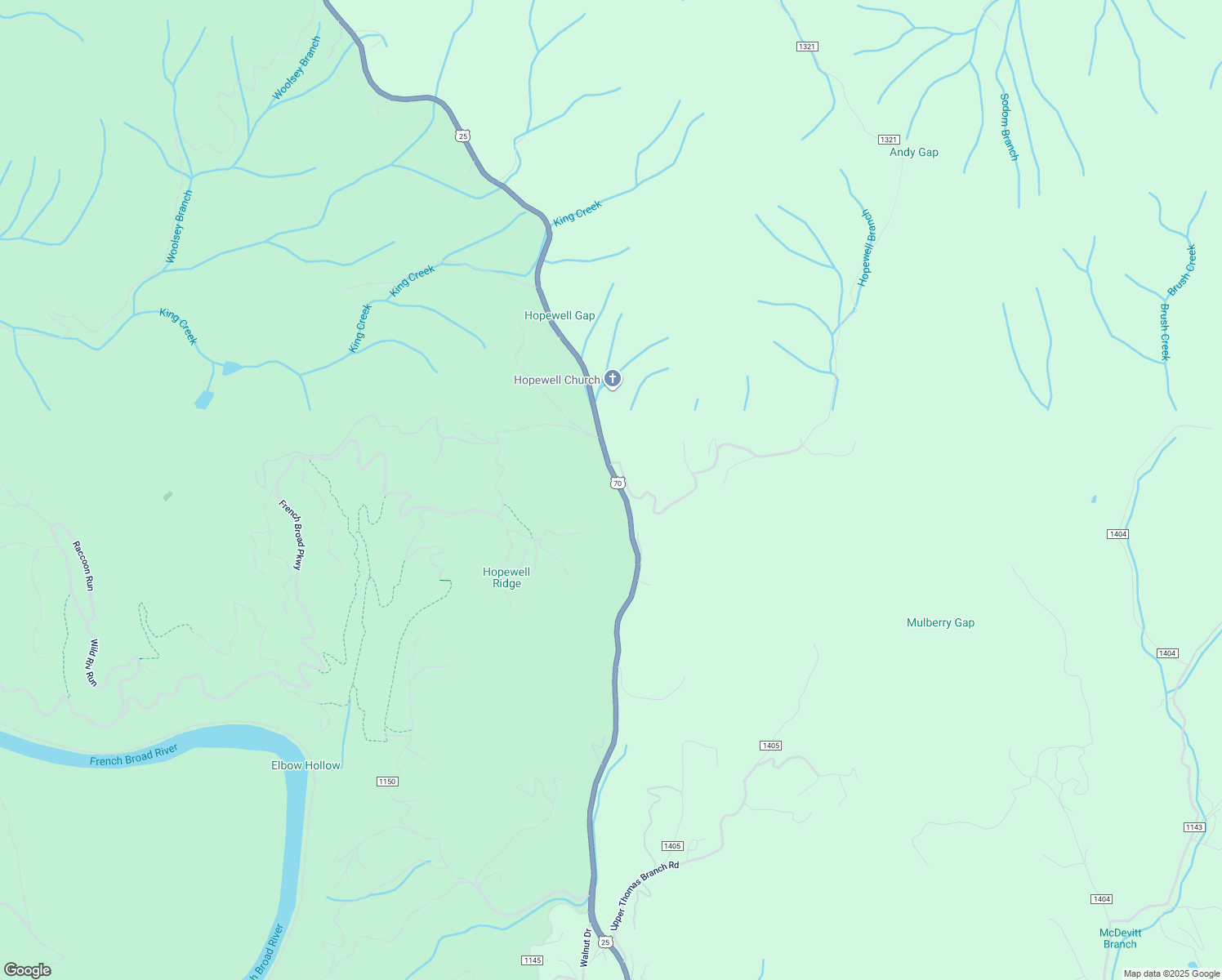 map of restaurants, bars, coffee shops, grocery stores, and more near 12165 US 25-70 Highway in Marshall