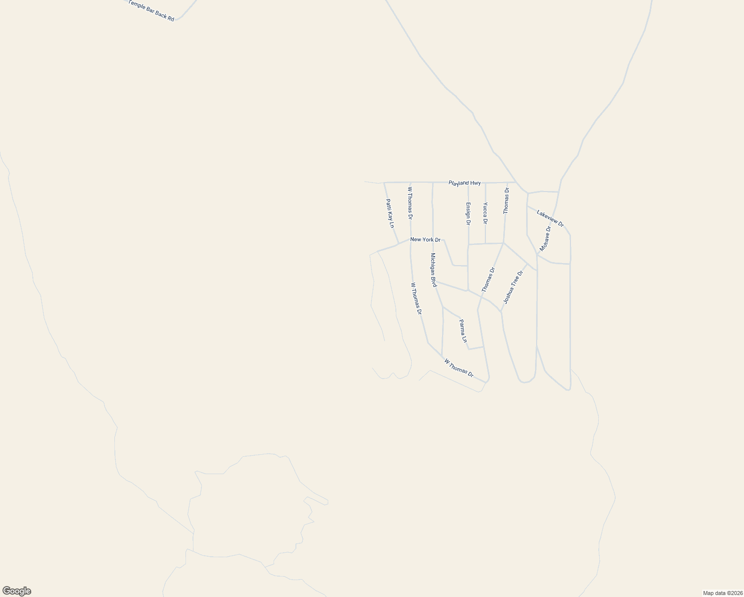 map of restaurants, bars, coffee shops, grocery stores, and more near Mountain View Road in Mohave County