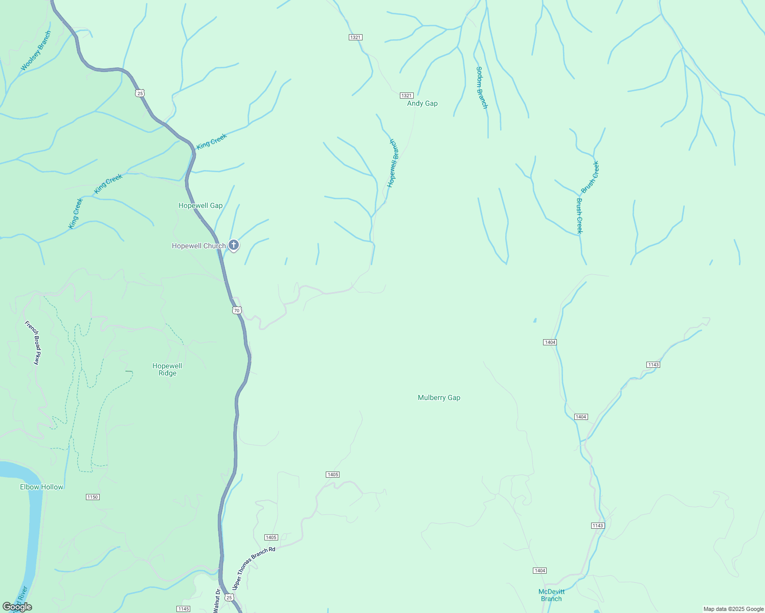 map of restaurants, bars, coffee shops, grocery stores, and more near 649 Hickory Flats Road in Marshall