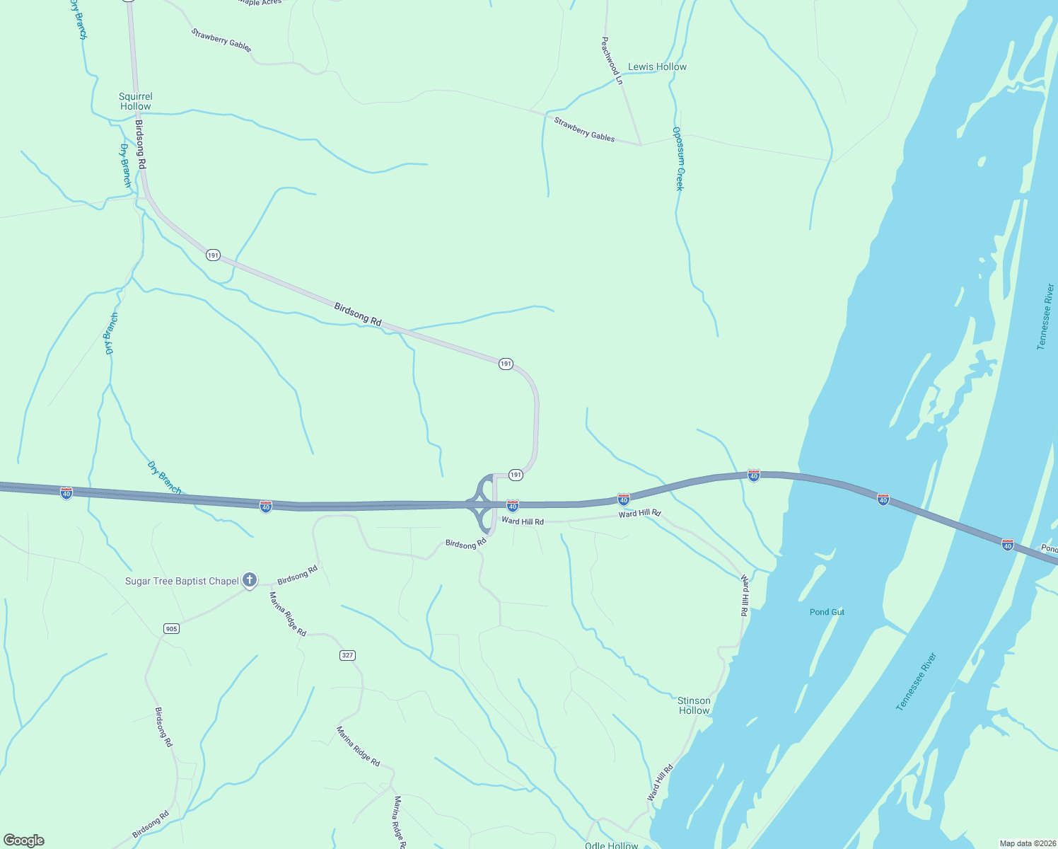 map of restaurants, bars, coffee shops, grocery stores, and more near 13131-15083 Birdsong Road in Holladay