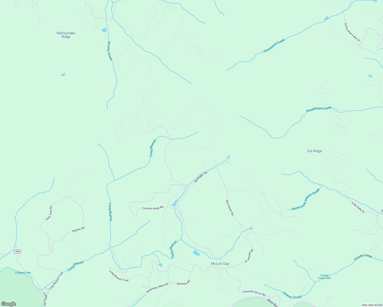 map of restaurants, bars, coffee shops, grocery stores, and more near 288 Firetower Road in Spruce Pine