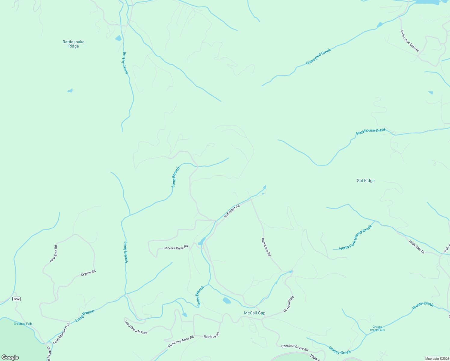 map of restaurants, bars, coffee shops, grocery stores, and more near 288 Firetower Road in Spruce Pine