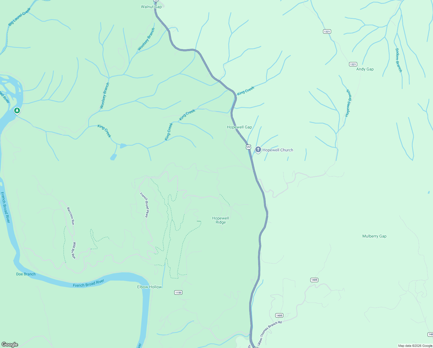 map of restaurants, bars, coffee shops, grocery stores, and more near 336 Cow Mountain Road in Marshall