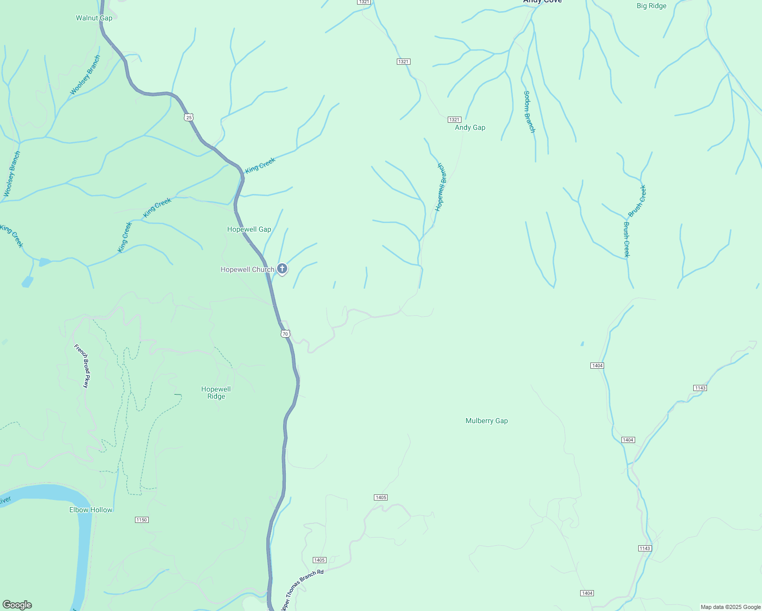 map of restaurants, bars, coffee shops, grocery stores, and more near 649 Hickory Flats Road in Marshall