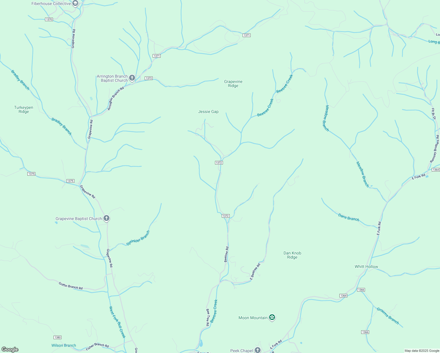 map of restaurants, bars, coffee shops, grocery stores, and more near Ben Clark Road in Marshall