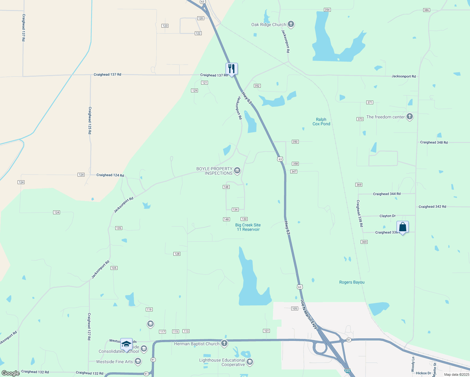 59 County Road 148, Bono AR Walk Score