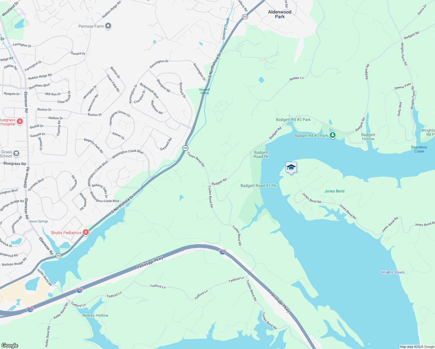 map of restaurants, bars, coffee shops, grocery stores, and more near 8756 Hollingsfield Drive in Knoxville