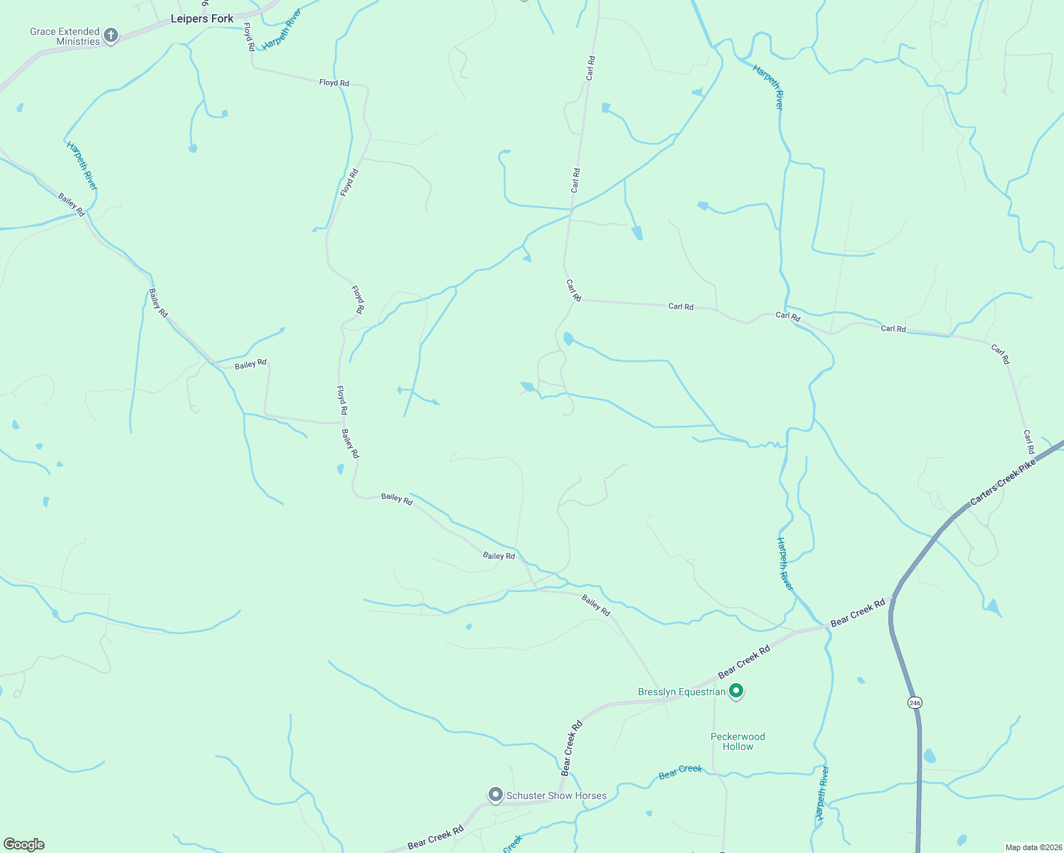 map of restaurants, bars, coffee shops, grocery stores, and more near Unnamed Road in Franklin