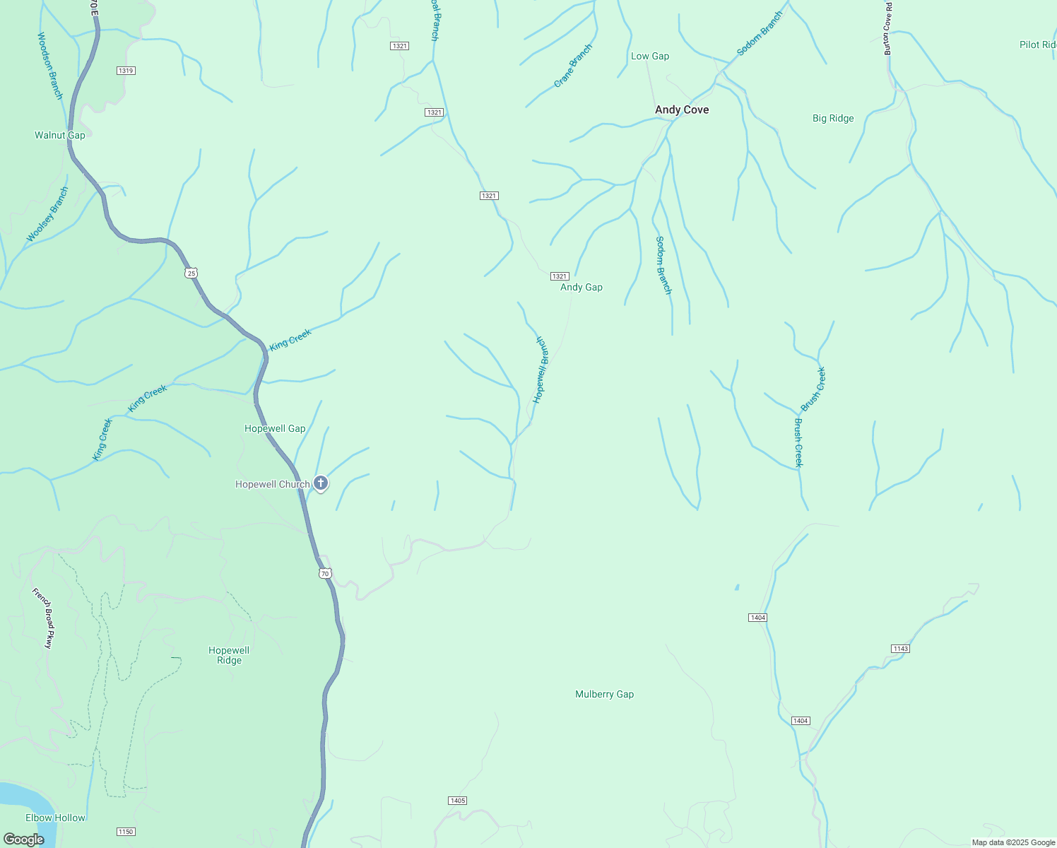 map of restaurants, bars, coffee shops, grocery stores, and more near 1256 Hickory Flats Road in Marshall