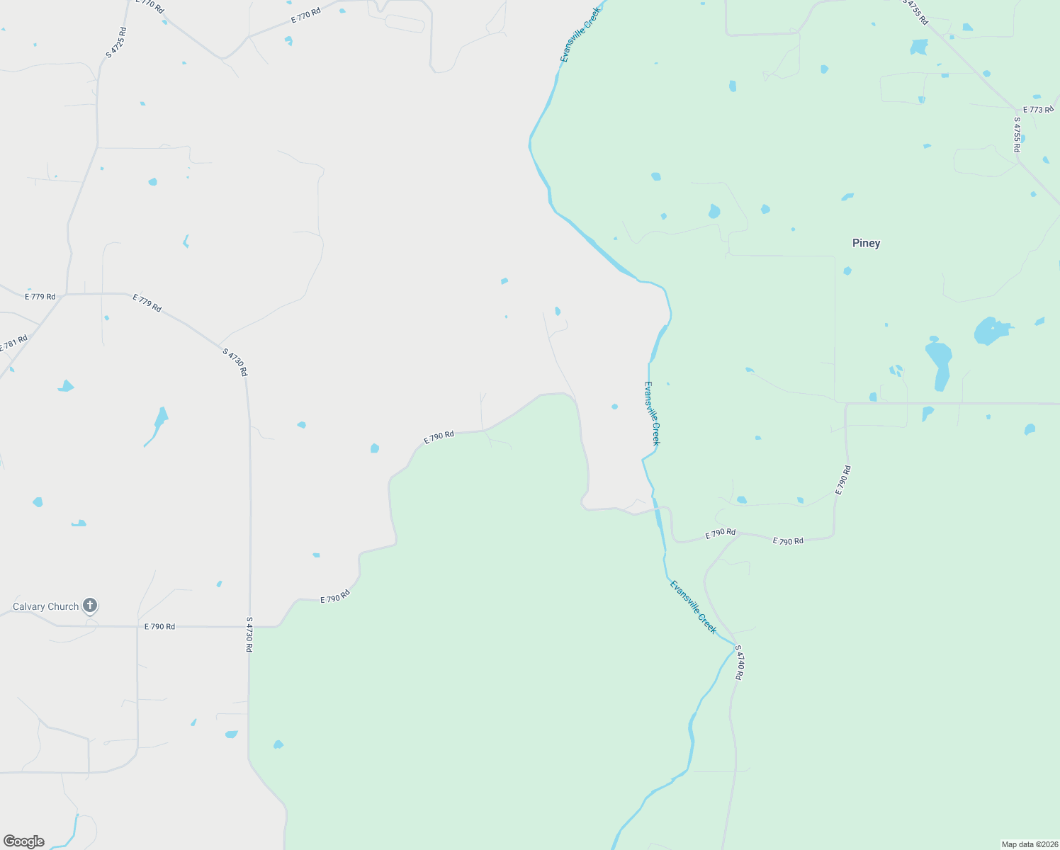 map of restaurants, bars, coffee shops, grocery stores, and more near 440 RR 2 in Stilwell