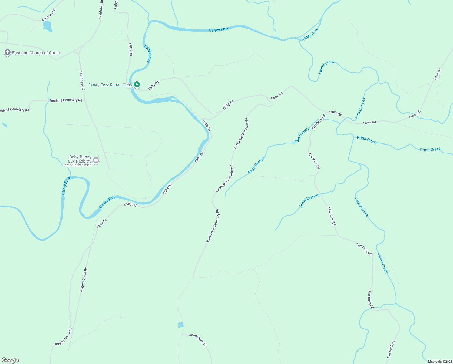 map of restaurants, bars, coffee shops, grocery stores, and more near in Lake Tansi