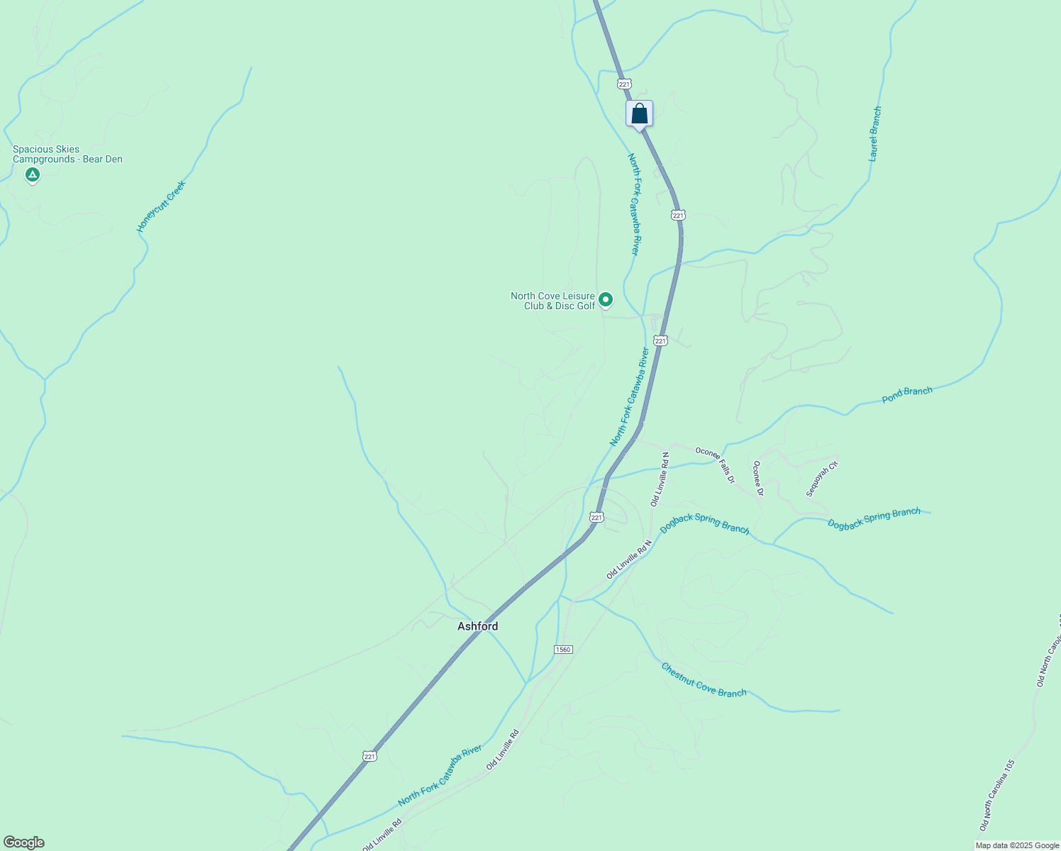 map of restaurants, bars, coffee shops, grocery stores, and more near 89 Clinchfield Gap Road in Marion