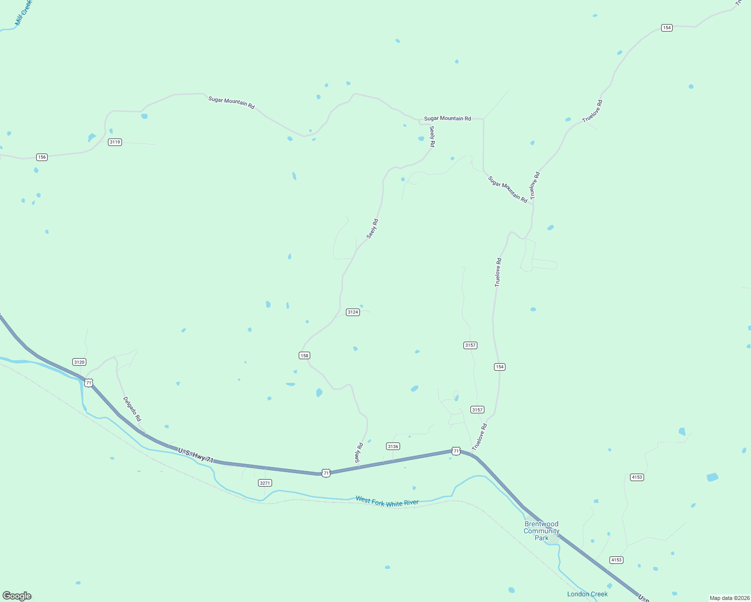 map of restaurants, bars, coffee shops, grocery stores, and more near in West Fork