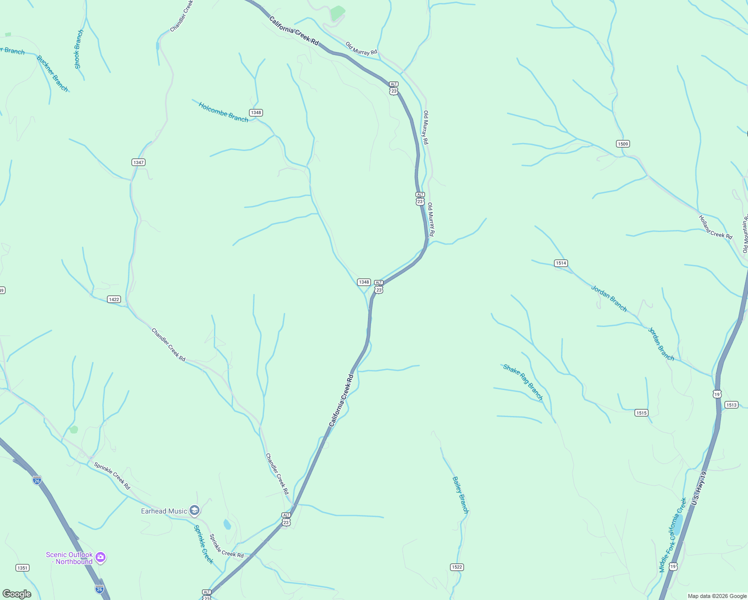 map of restaurants, bars, coffee shops, grocery stores, and more near 11 Fred Holcombe Road in Mars Hill