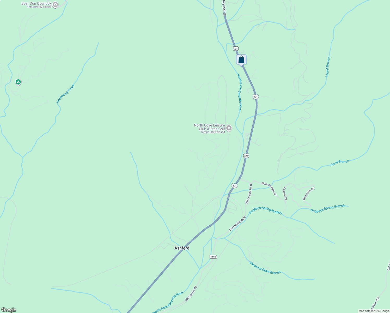 map of restaurants, bars, coffee shops, grocery stores, and more near 89 Rocky Branch Trail in Marion