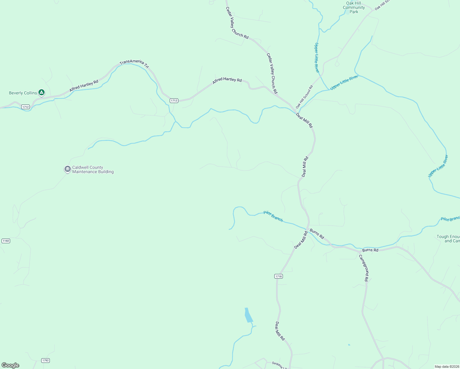 map of restaurants, bars, coffee shops, grocery stores, and more near 3941 Fox Winkler Road in Lenoir