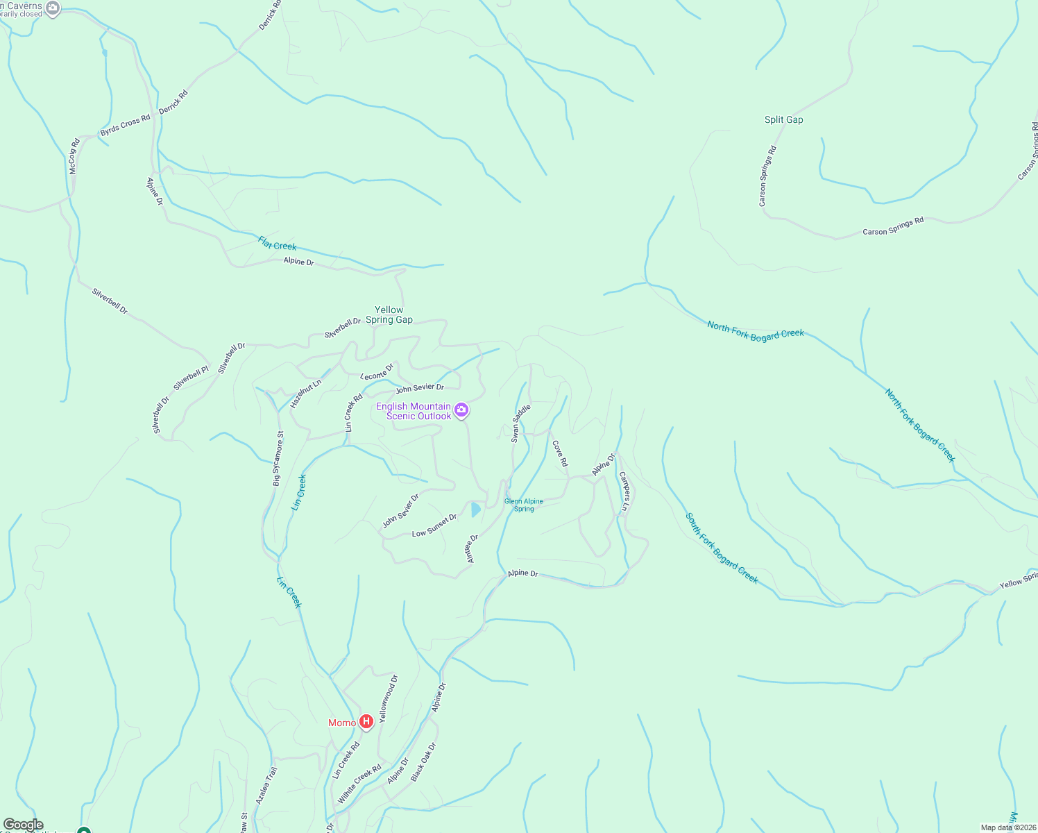 map of restaurants, bars, coffee shops, grocery stores, and more near 939 Swan Saddle in Sevierville