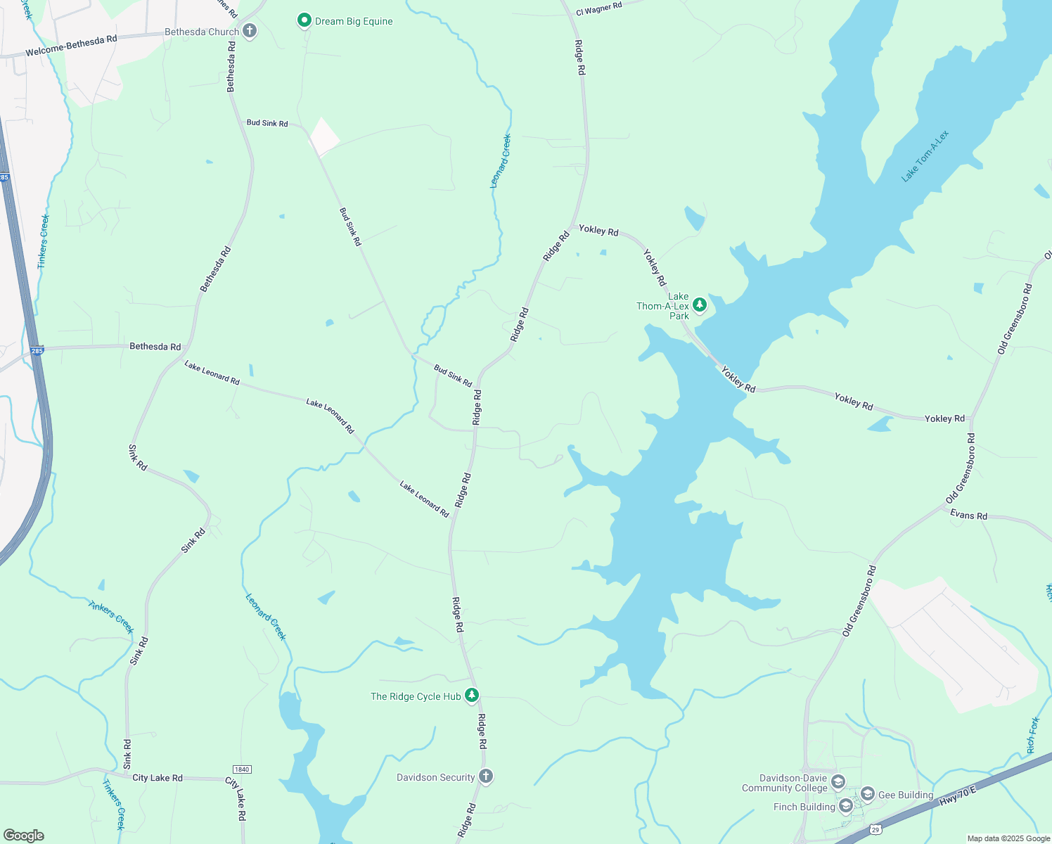 map of restaurants, bars, coffee shops, grocery stores, and more near 255 Beaver Lodge Lane in Lexington