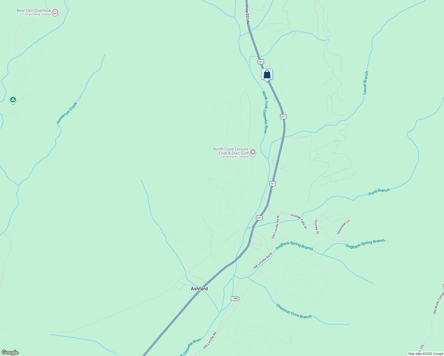 map of restaurants, bars, coffee shops, grocery stores, and more near 89 Rocky Branch Trail in Marion