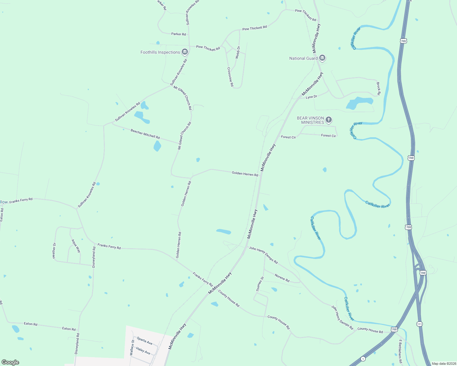 map of restaurants, bars, coffee shops, grocery stores, and more near 375 Golden Herren Road in Sparta