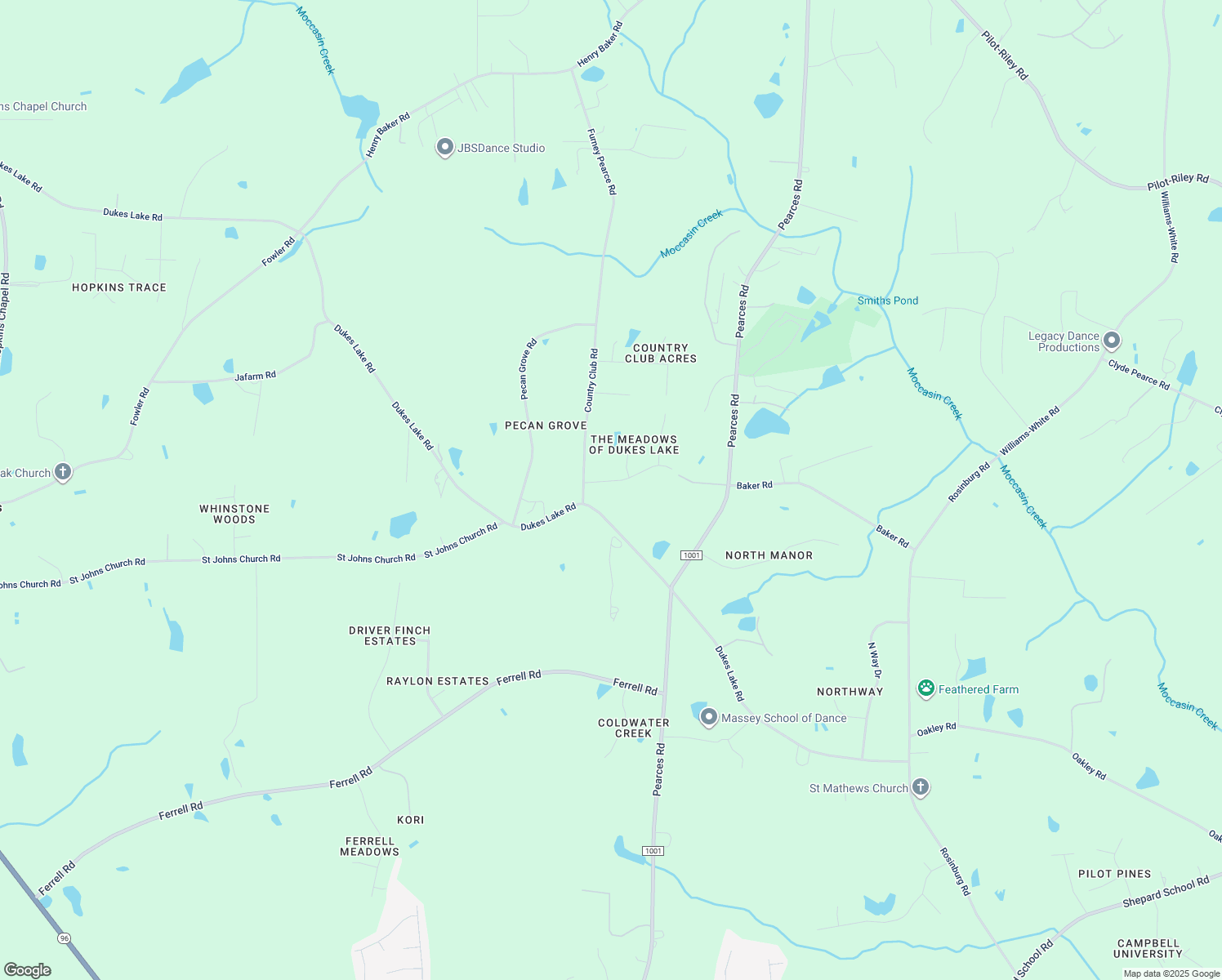 map of restaurants, bars, coffee shops, grocery stores, and more near 9112 Harper School Road in Zebulon