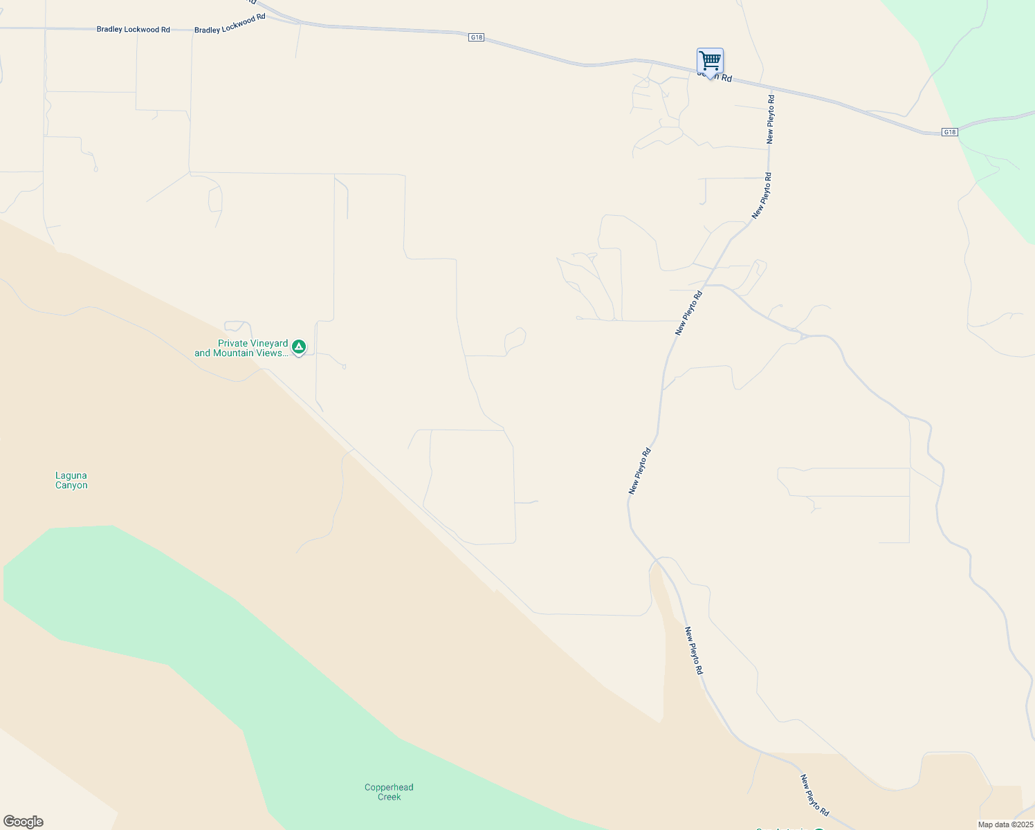 map of restaurants, bars, coffee shops, grocery stores, and more near 54421 Bradley Lockwood Road in Bradley