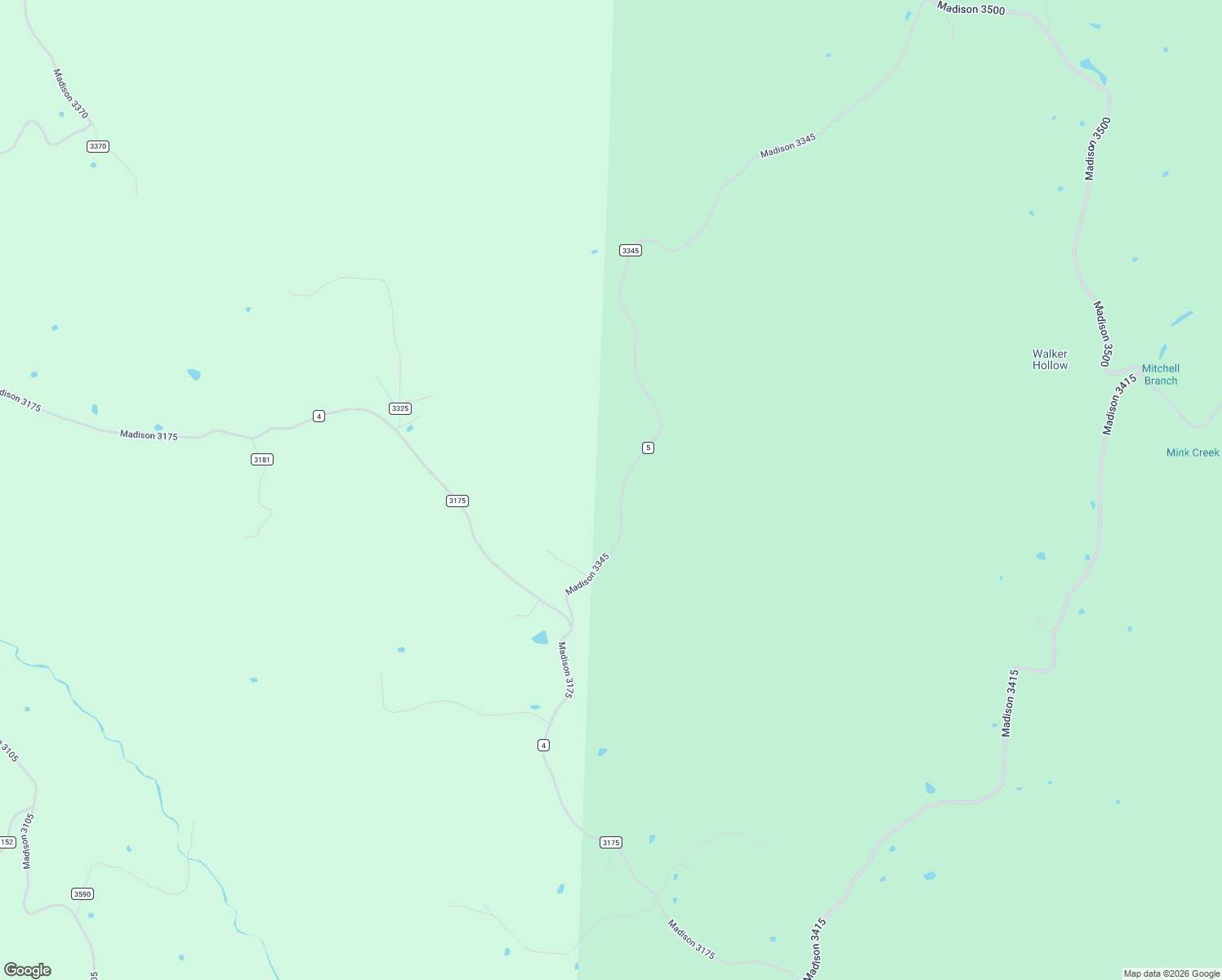 map of restaurants, bars, coffee shops, grocery stores, and more near 204 County Road 5 in Witter