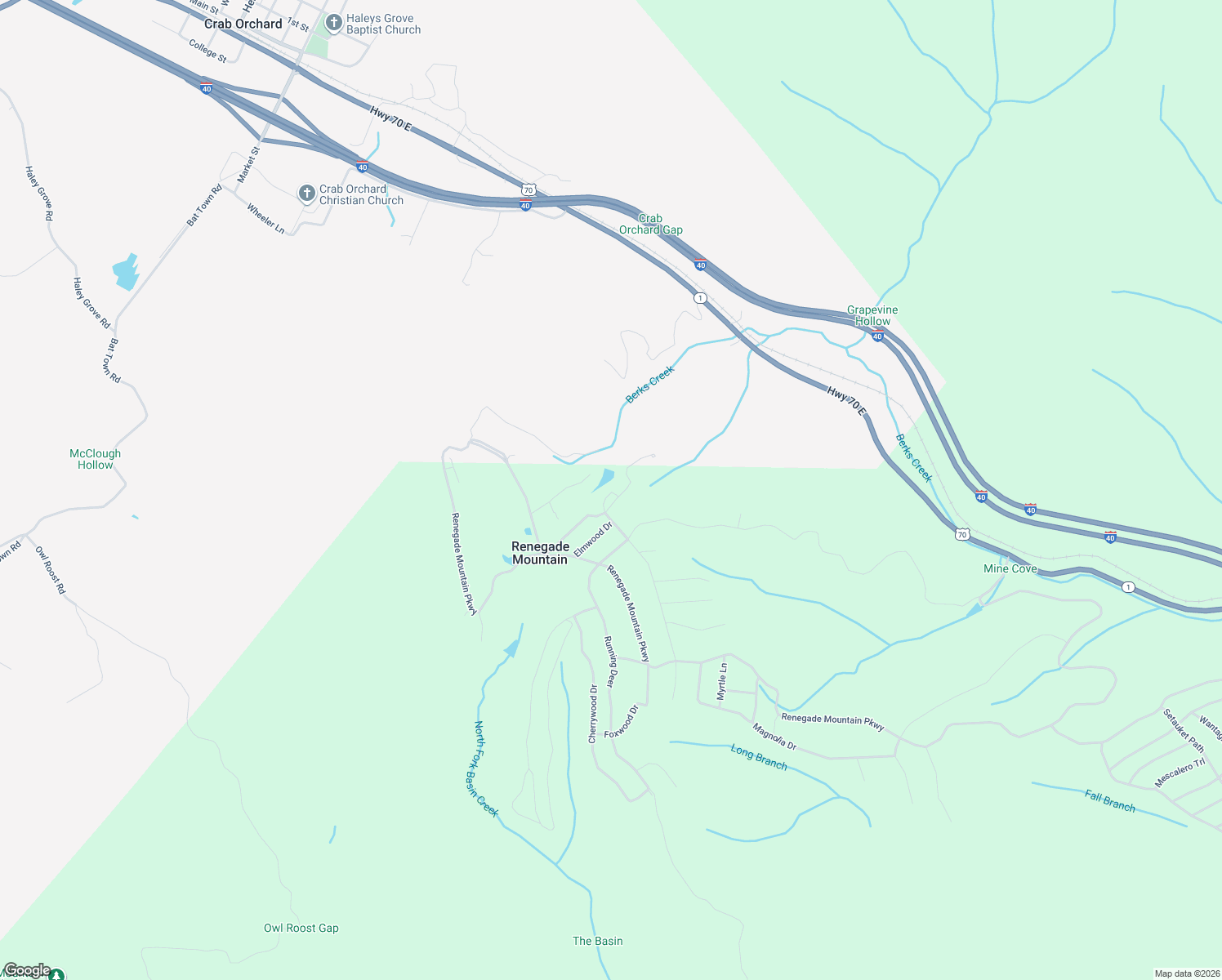 map of restaurants, bars, coffee shops, grocery stores, and more near 668 Swift Fox in Renegade Mountain